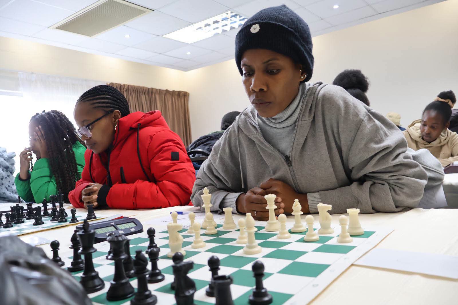 Retrato de Ana Malenda, de Moçambique, quinta classificada na secção Ladies do Trojan Horse Chess Open 2026